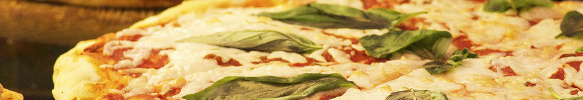 Eating Italian Pizza at Cimino's Pizza Restaurant restaurant in Durand, IL.